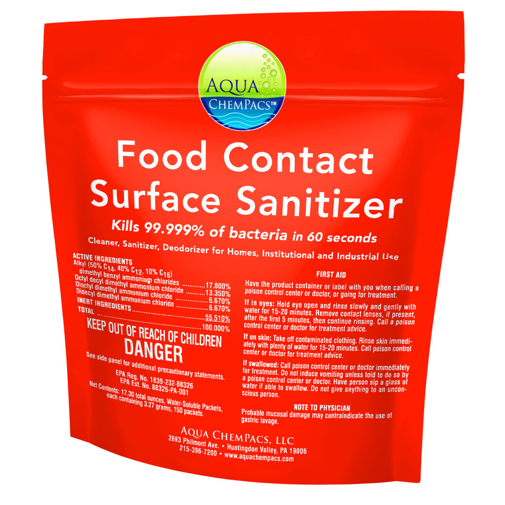 Aqua ChemPacs Food Sanitizer 1 x 150_PK x 3.27 grams (9321296) - Right.jpg
